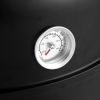 80*41*48cm Iron Spray Smoker Carbon Grill Black