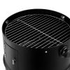 80*41*48cm Iron Spray Smoker Carbon Grill Black