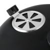 80*41*48cm Iron Spray Smoker Carbon Grill Black