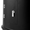 80*41*48cm Iron Spray Smoker Carbon Grill Black